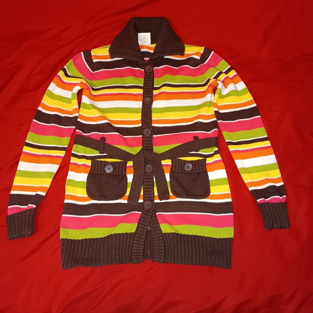 Crazy 8 Multi Color Cardigan Sweater